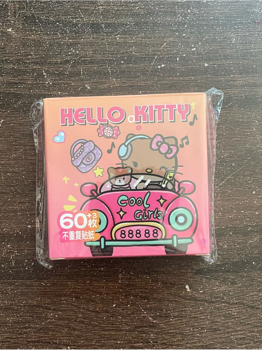Hello Kitty Pink 'Cool Girls' Stickers - 60 Stickers